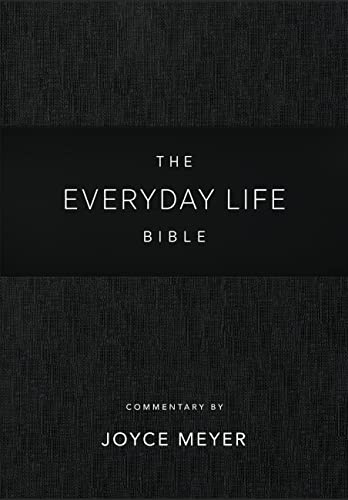 Everyday Life Bible: Black LeatherLuxe®: The Power of God's Word for Everyday Living von FaithWords